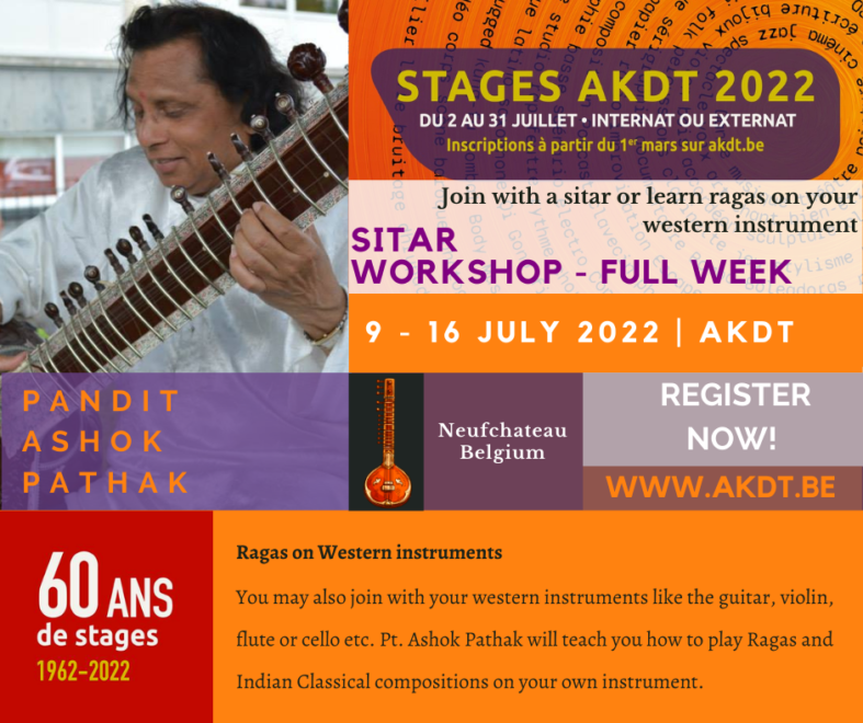 9-16 July 2022 – Sitar Week Workshop